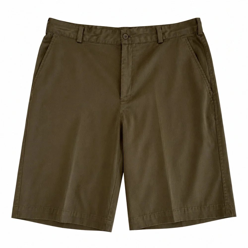 Nike Golf FitDry Shorts Mens 34 Olive Brown Stretch 10 Inch Performance Outdoor